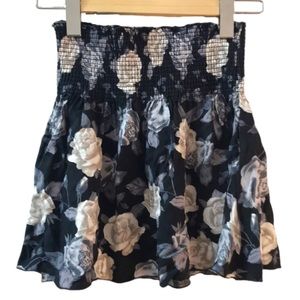 Aritzia Talula Floral Print Mini Skirt
